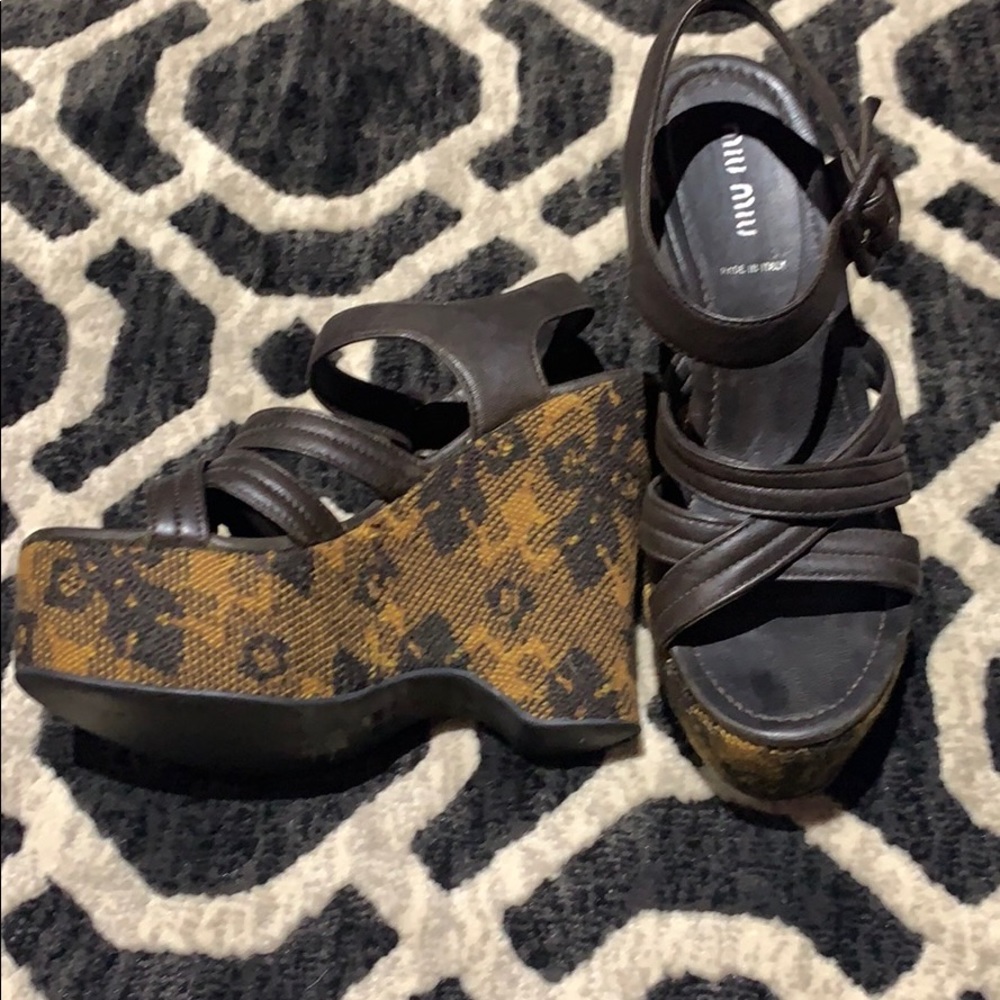 Miu Miu wedges